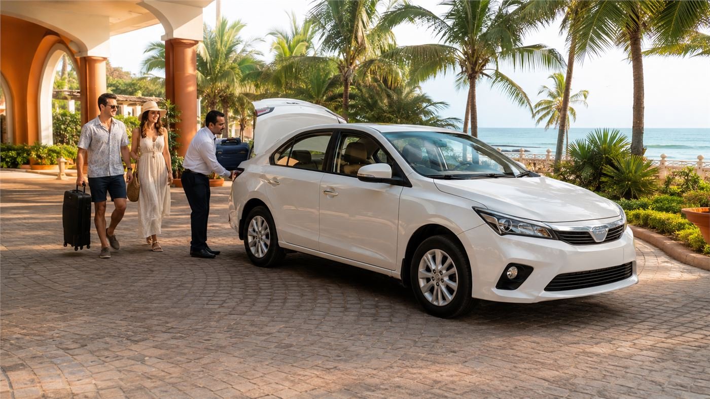 Candolim Beach taxi and sightseeing in Goa